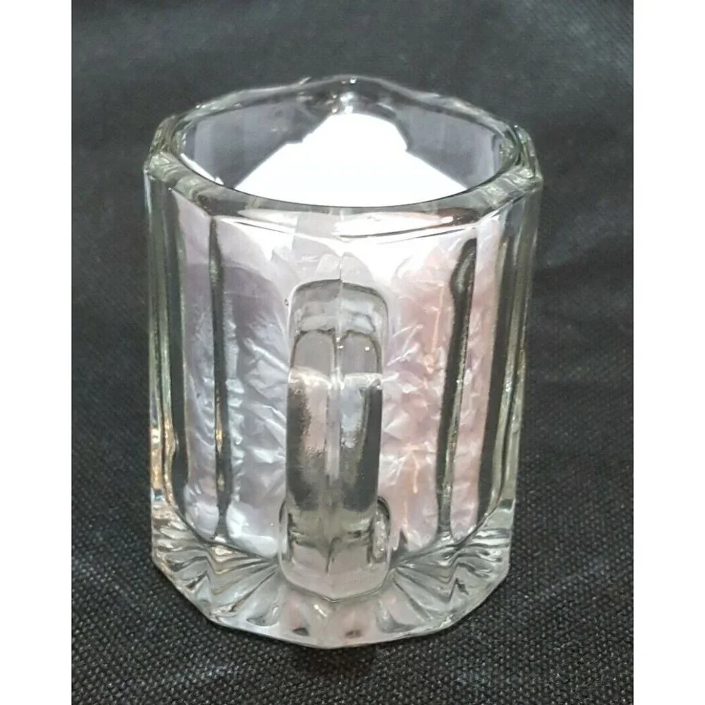 Vintage Clear Glass‎ CREAMER Pitcher Small 3